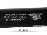 FMA 107mm Silencer 14mm CW,CCW BK TB1142-BK